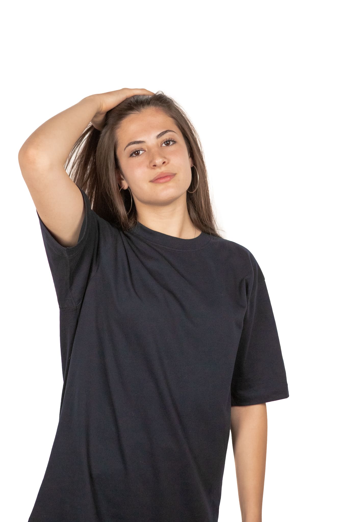 T Shirt streetwear LabelLess, maglietta blue unisex donna fronte F*CK THEIR MIND LabelLess